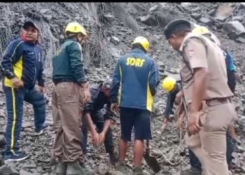 Landslide in Sonprayag