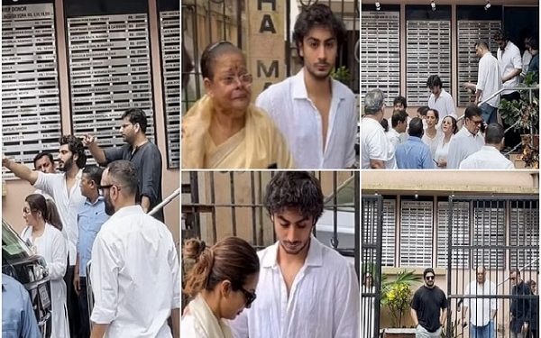 Malaika Arora's father's last rites performed