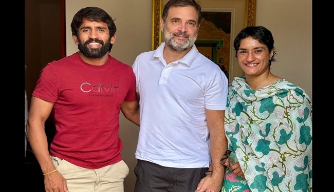 Vinesh Phogat and Bajrang Punia will join Congress today