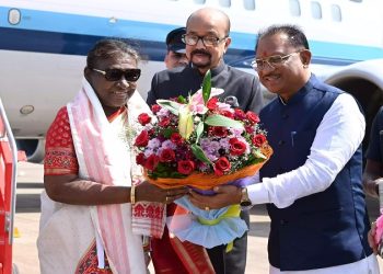 CM Vishnudev Sai welcomed President Murmu