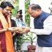 CM Vishnudev took blessings from Dhirendra Shastri