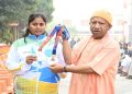 International kick boxer Rinka Singh Chaudhary met CM Yogi