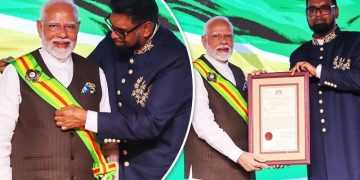 PM Modi honoured with Guyana's highest honour