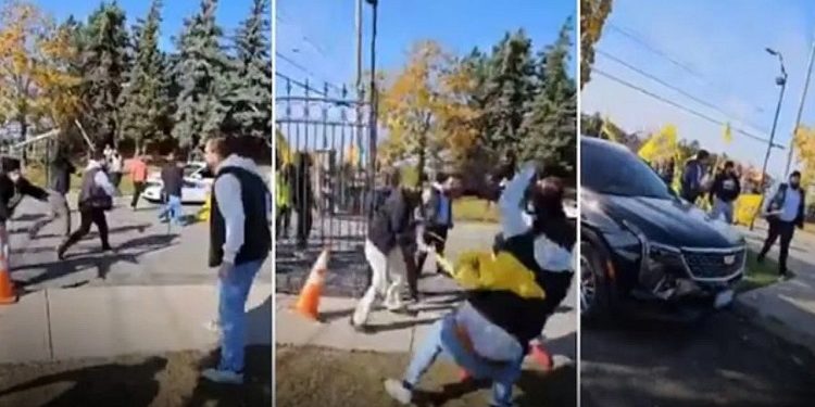 Khalistanis attacked Hindu temple in Brampton