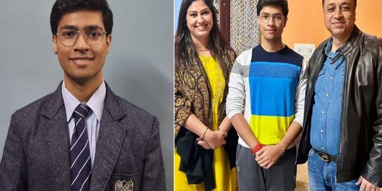 Shantanu became UP's topper in CLAT