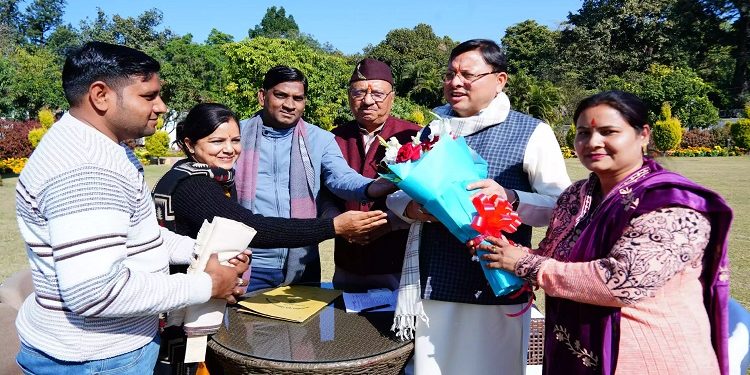 Public representatives met CM Dhami