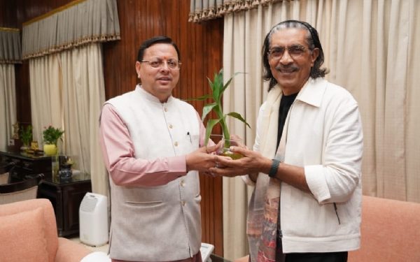 Film producer and director Prakash Jha met CM Dhami