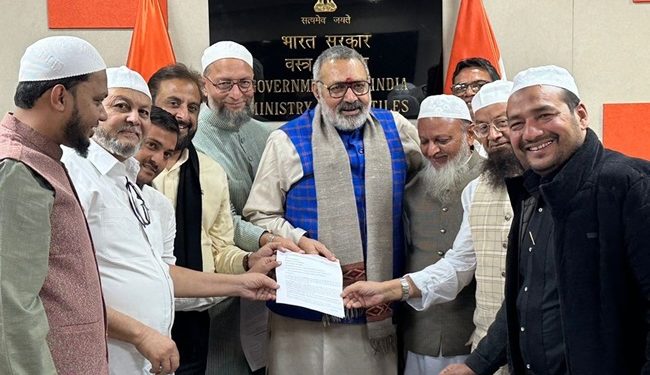 Owaisi met BJP leader Giriraj Singh