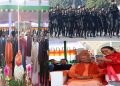 Governor Anandiben Patel hoisted the tricolor