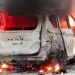 Two people burnt alive in a CNG car fire