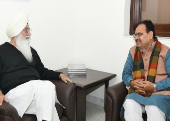 CM Bhajanlal Sharma met Dera chief Baba Gurinder Singh