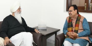 CM Bhajanlal Sharma met Dera chief Baba Gurinder Singh