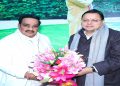 CM Dhami met the Union Water Power Minister