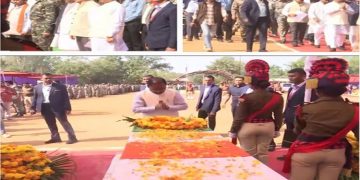 CM Vishnudev paid tribute to the martyred soldiers