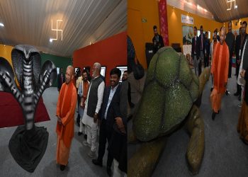 CM Yogi inaugurated the Kala Kumbh built in Sector 7