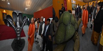 CM Yogi inaugurated UP Darshan Mandapam built in Sector-7