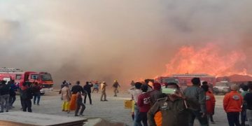 A huge fire broke out in the fair area of ​​Maha Kumbh