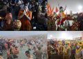 The first Amrit Snan of Maha Kumbh