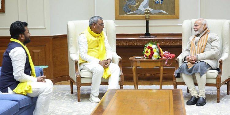 Minister OP Rajbhar met PM Modi