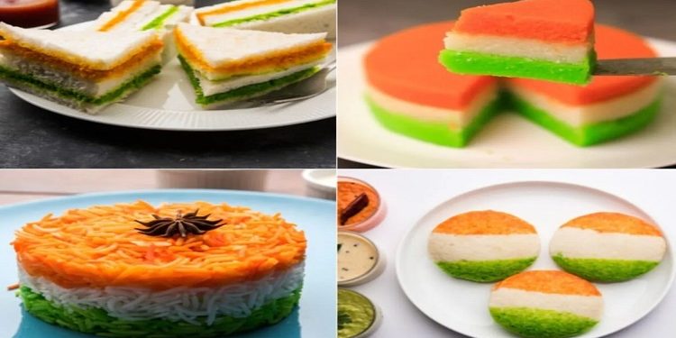 Make tricolor dishes on Republic Day