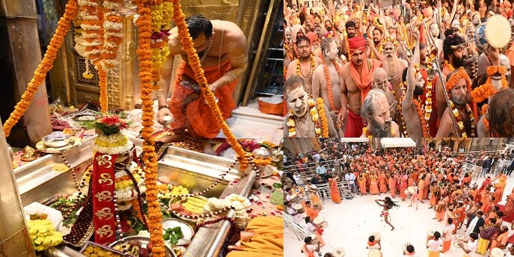 A grand view in Kashi on Mahashivratri