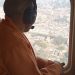 CM Yogi did an aerial survey of Maha Kumbh