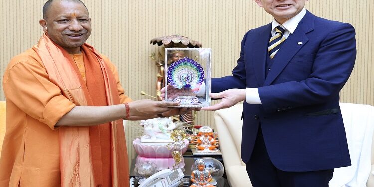 Yamanashi province's Deputy Governor 'Ko Osada' met CM Yogi