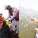 CM Yogi started cleanliness drive on Sangam coast