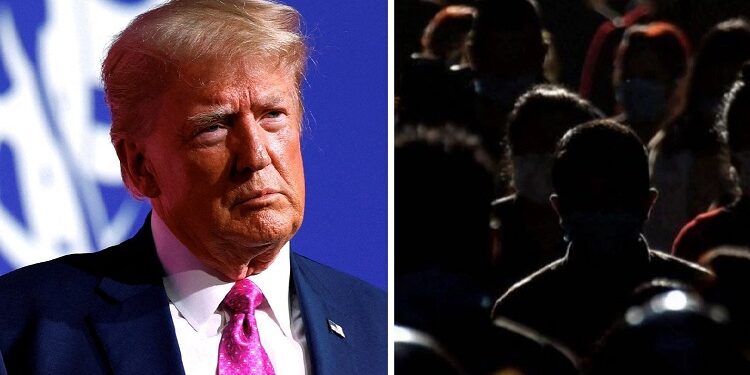 Military plane carrying 205 illegal immigrants left