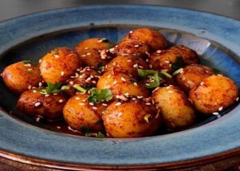 Korean Chili Potato Balls