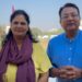 Australian couple took a dip in the Triveni of Maha Kumbh