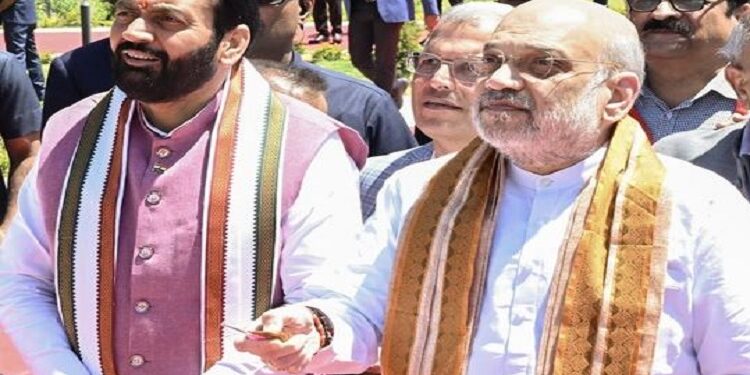 Amit Shah, CM Nayab Saini