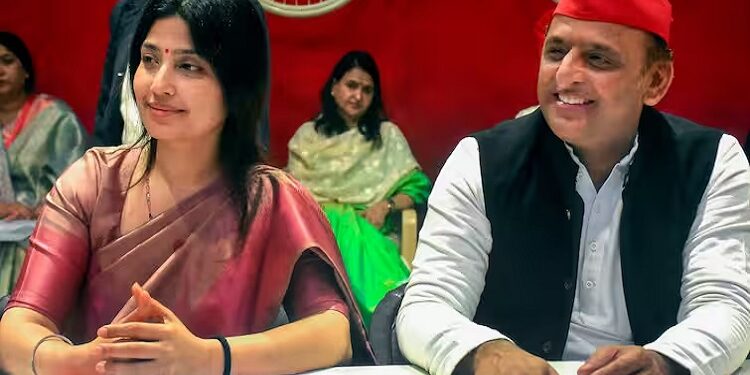 Dimple Yadav, Akhilesh Yadav