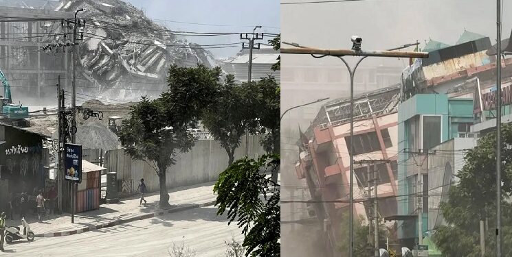 Myanmar rocked by 7.7 magnitude earthquake