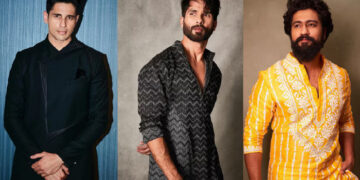 celebrity designer kurta for Eid