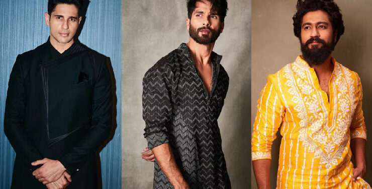celebrity designer kurta for Eid