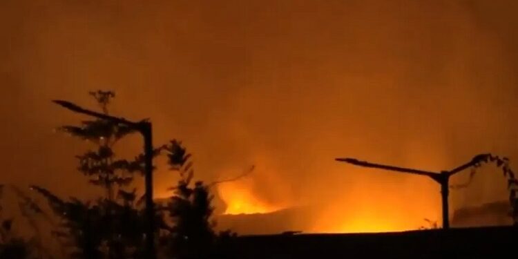 Explosion in aluminum foil factory