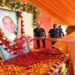 CM Yogi paid tribute to Om Prakash Rajbhar's mother on her first death anniversary