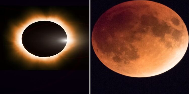 Chandra and Surya Grahan