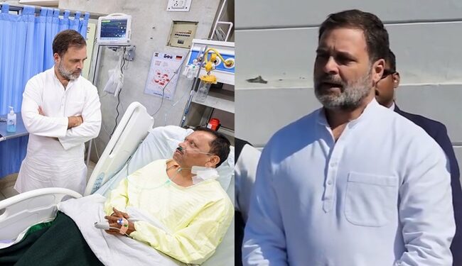 Rahul Gandhi met the victims of Pahalgam attack