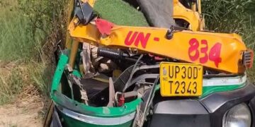 6 died in a road accident in Hardoi