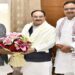 Bhajan Lal and JP Nadda met the Governor