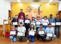 CM Dhami honored the toppers of 10th-12th