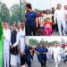 CM Dhami flagged off the "Ahilya Smriti Marathon"