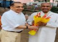 Chandrashekhar Upadhyay met Sanjaybhai Joshi
