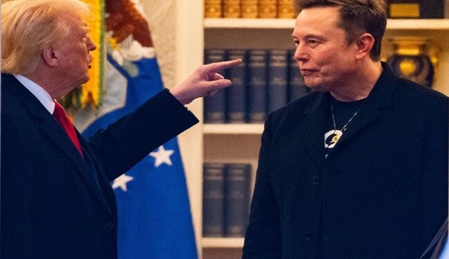 The friendship between Trump and Musk broke down