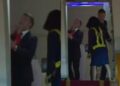 President Emmanuel Macron's wife slapped him