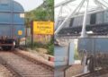 Goods train split into two parts in Moradabad
