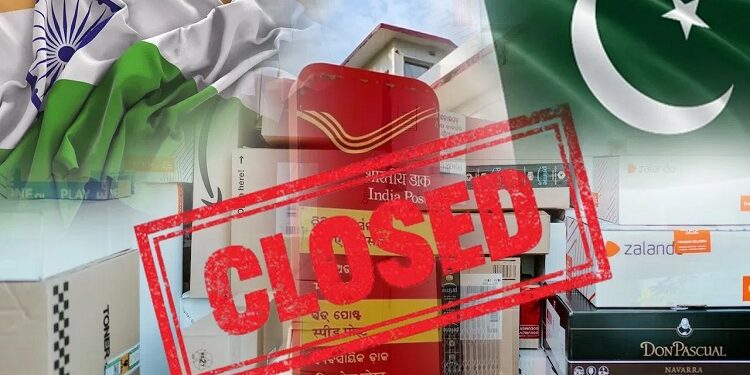 India stopped postal and parcel service from Pakistan