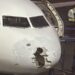 Lightning struck Indigo flight